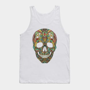 Ornate skull Tank Top